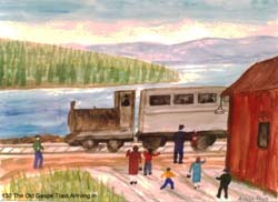 158_The_Old_Gaspe_Train_Arriving_In