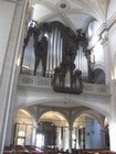 IMG_4184 The Hofkirche's Kuhn organ, with 5945 pipes is the largest in Switzerland. Some parts date back to 1678.JPG