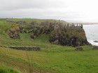 IMG_3891  Dunluce Castle.  Parts date back to the 14th century and in 1513 it belonged to the MacQuillans.JPG