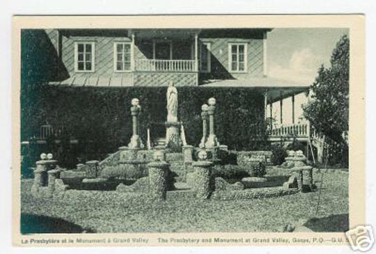 presbytary and monument,grande valley,quebec