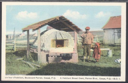 1930's - a habitant bread oven, gaspe