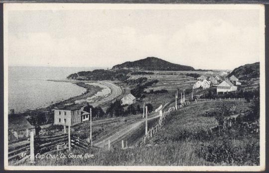 1930 - mont cap chat co. gaspe, quebec