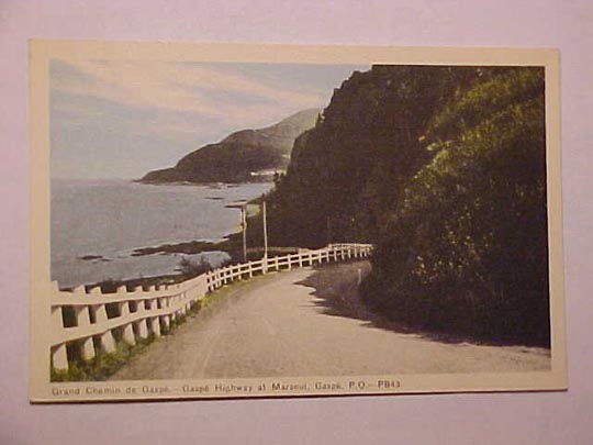 gaspe highway at marsoui, quebec