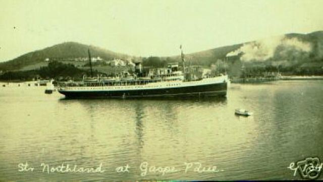 gaspe s.s. northland 1926