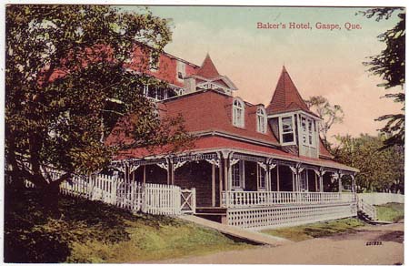 gaspe bakers hotel 1907