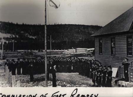gaspe fort ramsay commisoned 1942